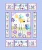 Susybee Bird's Buddies Panel Lilac