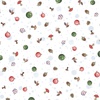 P&B Textiles Frost and Fable Ornament Toss White