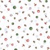 P&B Textiles Frost and Fable Ornament Toss White