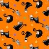 Henry Glass Boo Tossed Cats Orange