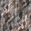 Studio E Fabric Out of the Woodwork Iron Leaves Umber