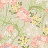 Andover Fabrics Fleur Nouveau Art Nouveau Lily Pink
