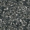 Blank Quilting Allure 118" Wide Backing Fabric Watercolor Textured Floral Charcoal
