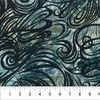 Northcott Banyan Batiks Color Me Banyan Swirls Bleached with Overprint Pearl Blue