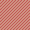 Clothworks Gingerbread Christmas Diagonal Stripe Red