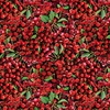 Benartex Cherry Hill Packed Cherries Red