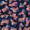 QT Fabrics American Spirit Flag Toss Navy