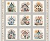 QT Fabrics Poultry in Motion Chicken Coop Picture Patches Gray