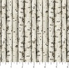 Northcott Naturescapes Wilderness Birch Logs Beige/Multi