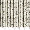 Northcott Naturescapes Wilderness Birch Logs Beige/Multi