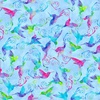 Studio E Fabrics Hummingbird Heaven Swirl Sky Blue