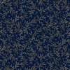 P&B Textiles Joyful Pine Branch Vines Navy