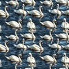QT Fabrics Swan Song Swans navy