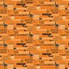 Windham Fabrics Scaredy Cats A Purrfect Halloween Orange