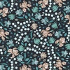 Robert Kaufman Fabrics Feathers and Flora Leaves Marine
