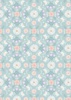 Lewis and Irene Fabrics Honey Sweet Flowers Blue