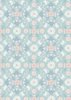 Lewis and Irene Fabrics Honey Sweet Flowers Blue