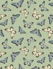 Wilmington Prints Garden Grace Butterfly Toss Sage