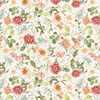 Clothworks Hummingbird Days Mixed Floral Light Cream