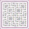 Gemstones Pink Brick Free Quilt Pattern