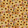 Studio E Fabrics Fall into Autumn Sunflowers Gold