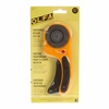 Olfa Splash 60mm Ergonomic Rotary Cutter - Yellow