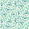 Michael Miller Fabrics Flower Lake Leaves White