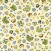 QT Fabrics Citrus Bliss Lemons and Flora Parchment