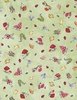 Wilmington Prints Gnome and Garden Mushroom Toss Green