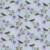 Henry Glass Serenade Tossed Birds Blue Bell