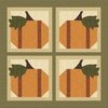 Pumpkin Patch - Four Pumpkins Free Quilt Pattern