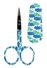 Allary Embroidery Scissors with Matching Leather Sheath - BLUE LUPINE