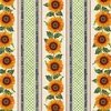Michael Miller Fabrics Garden Variety Sunflower Stripe Multi