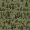 Clothworks Lake and Lodge Trees Olive