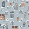 Moda Purrfect Christmas Snowy Town Sky