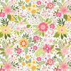 Benartex Among the Wildflowers 108 Inch Wide Backing Fabric Daybreak Coral