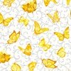 Michael Miller Fabrics Sunny Delight Butterfly Swarm Yellow
