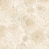 Henry Glass Linen Closet 2 Wall Flower White Wash