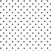 P&B Textiles Indigo Song Polka Dots White/Navy