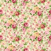 Henry Glass Serene Garden Master Floral Cream