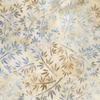 Robert Kaufman Fabrics Morning Mist Artisan Batik Leaves Tan