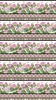 Northcott Water Lilies Border Stripe Cream/Multi