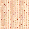 Benartex Follow Your Joy Hearts Stripe Medium Peach