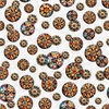 QT Fabrics Solstice Kaleidoscope Tossed Circles White