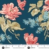 Andover Fabrics Lighthouse Front Porch Bouquet Navy