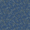 P&B Textiles Joyful Pine Branch Vines Blue