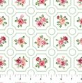 Northcott Blush Floral Grid White/Multi