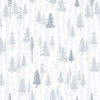 Clothworks Scandinavian Winter Flannel Boreal Forest Light Gray