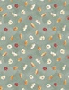 Wilmington Prints Harvest Blooms Flowers Toss Sage