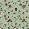 Riley Blake Designs Let's Wander Gone Fishing Sage